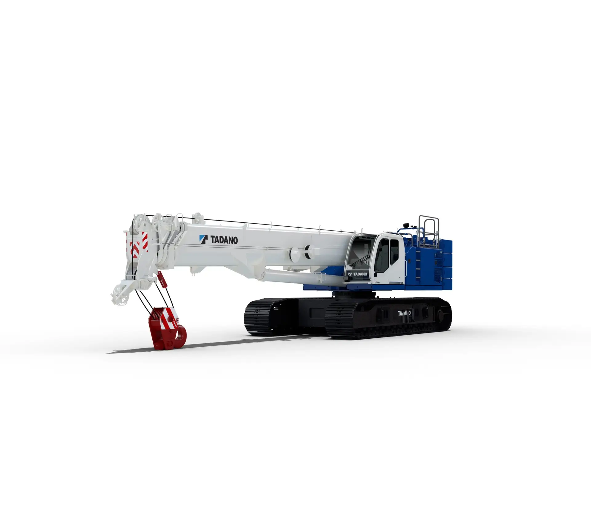 img_tadano_gtc-980_front_crane Tadano GTC-980 Telescopic Boom Crawler Crane - Image 1