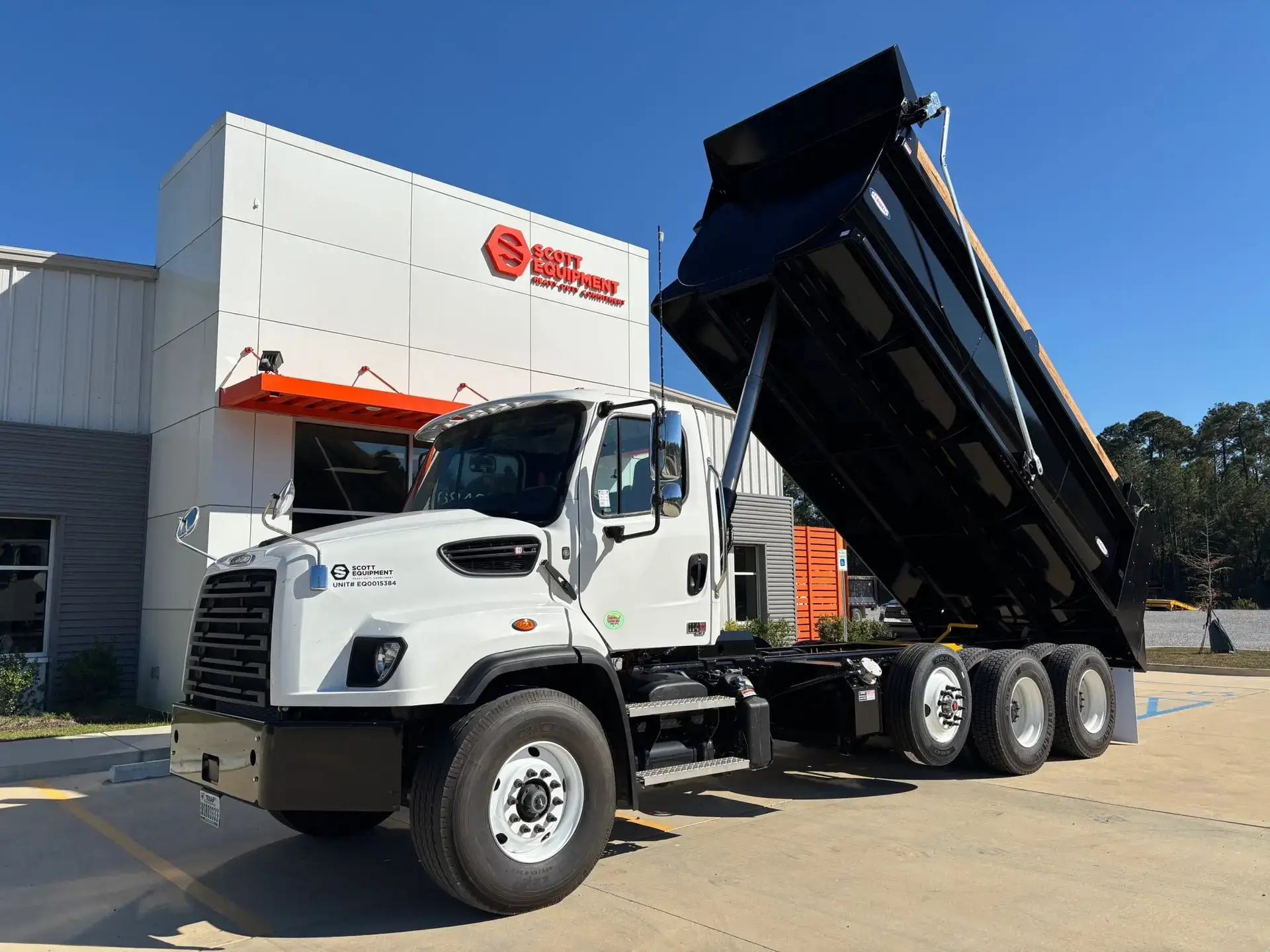 Scott Equipment building exterior with a truck in front